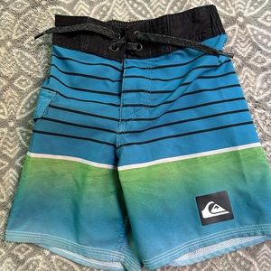 Quicksilver boys swim trunks. Size 2T